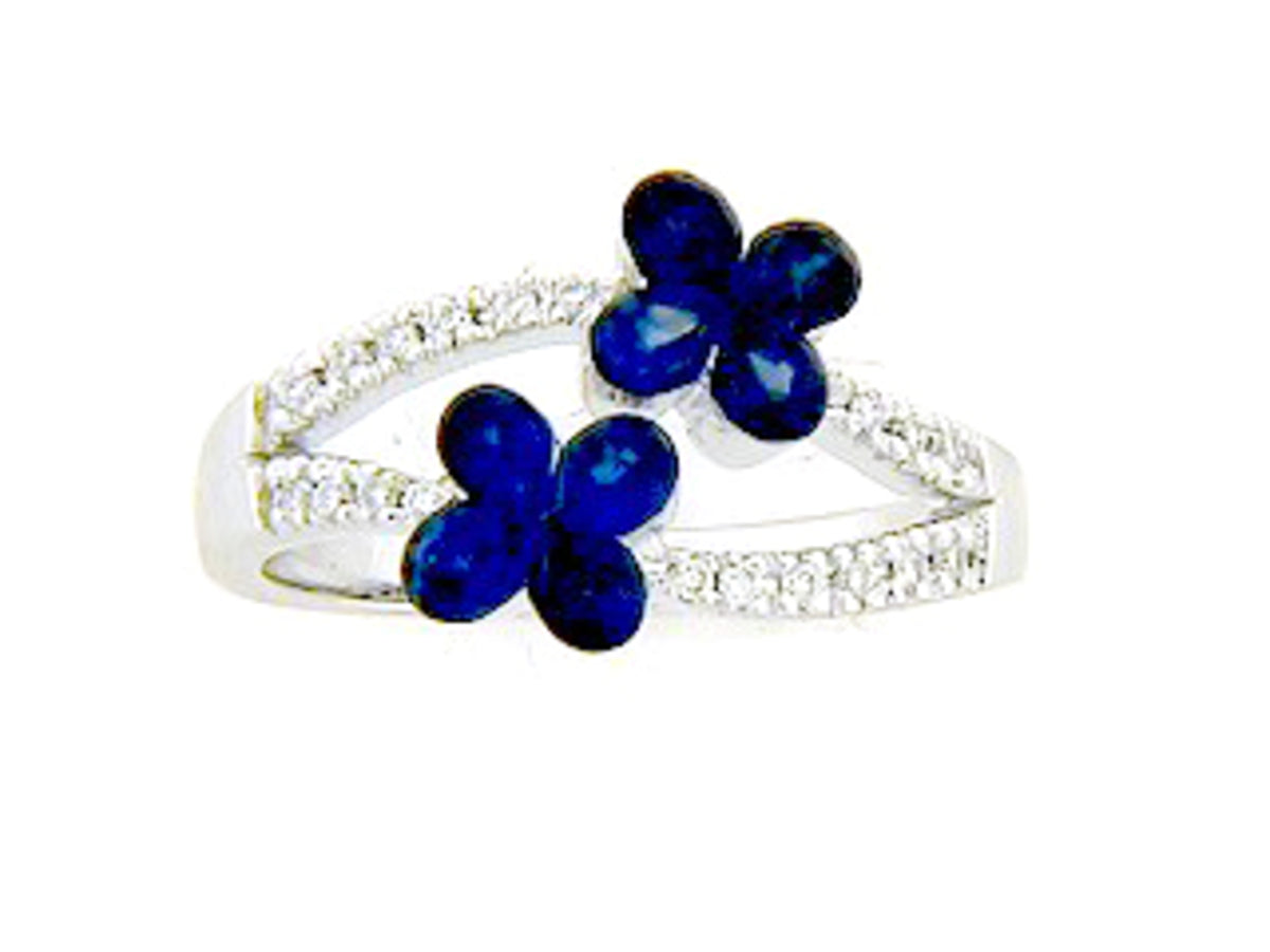 SAPPHIRE & DIAMOND RING