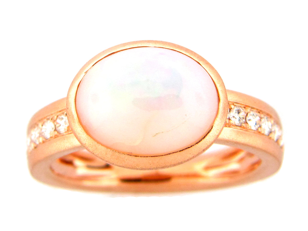 OPAL & DIAMOND RING