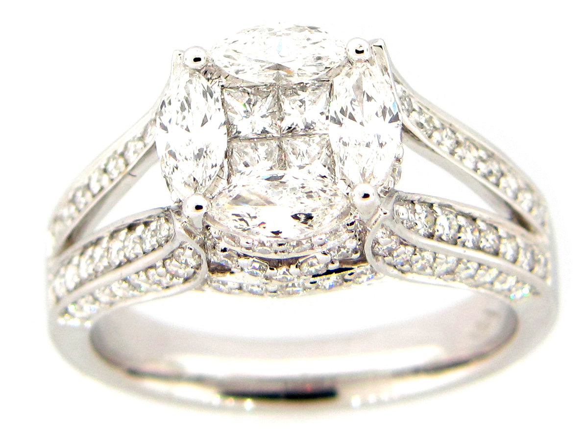 DIAMOND RING, 18KW (N)