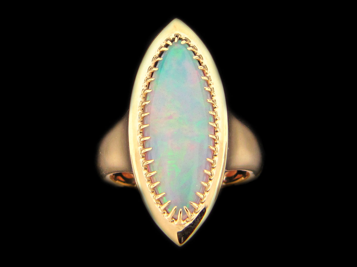 OPAL RING, 18KY (O)