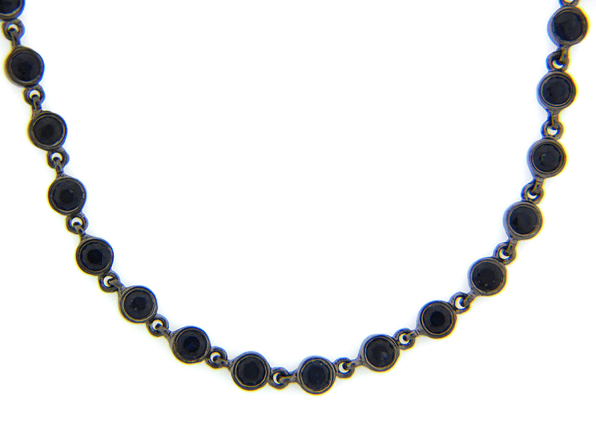 Sapphire Chain, 18"