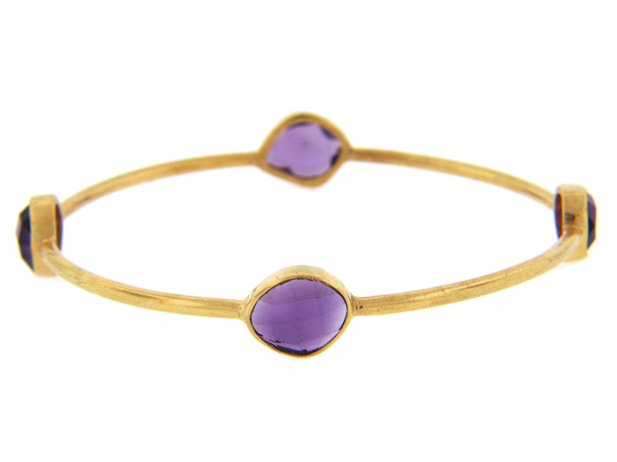 AMETHYST BANGLE