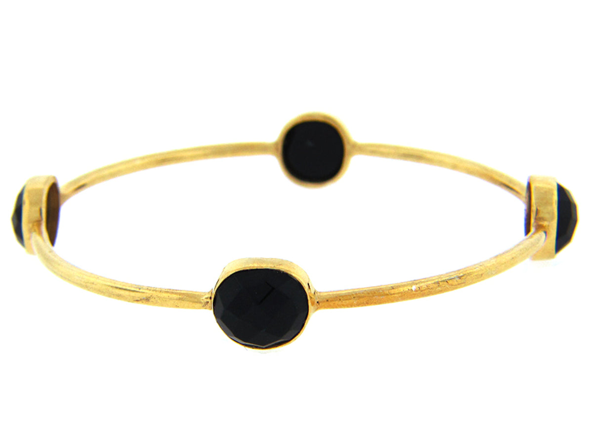 BLACK ONYX BANGLE