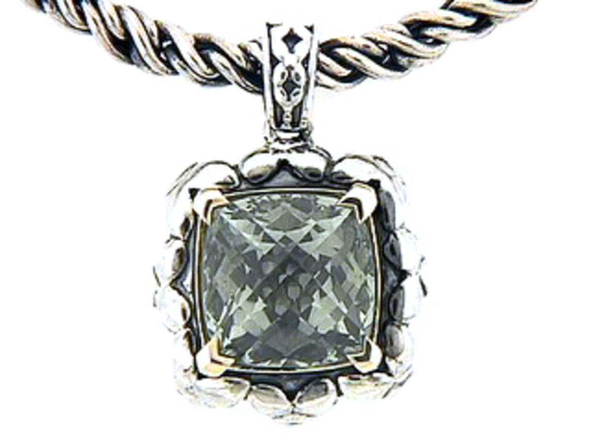 GREEN AMETHYST PENDANT