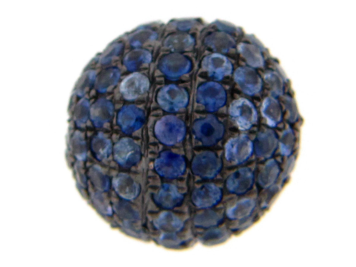 SAPPHIRE PENDANT, SILVER (E)
