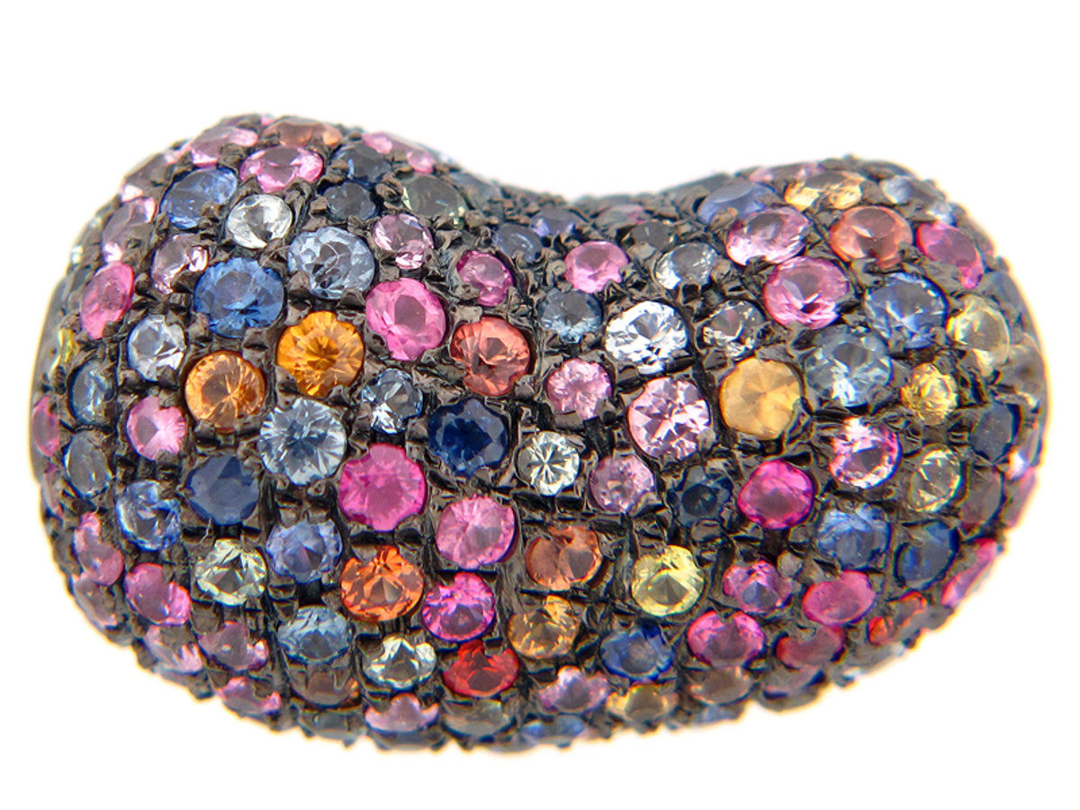 RAINBOW SAPPHIRE PENDANT, SILVER (H/U)