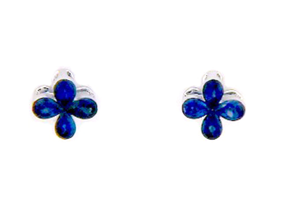 SAPPHIRE STUD EARRING