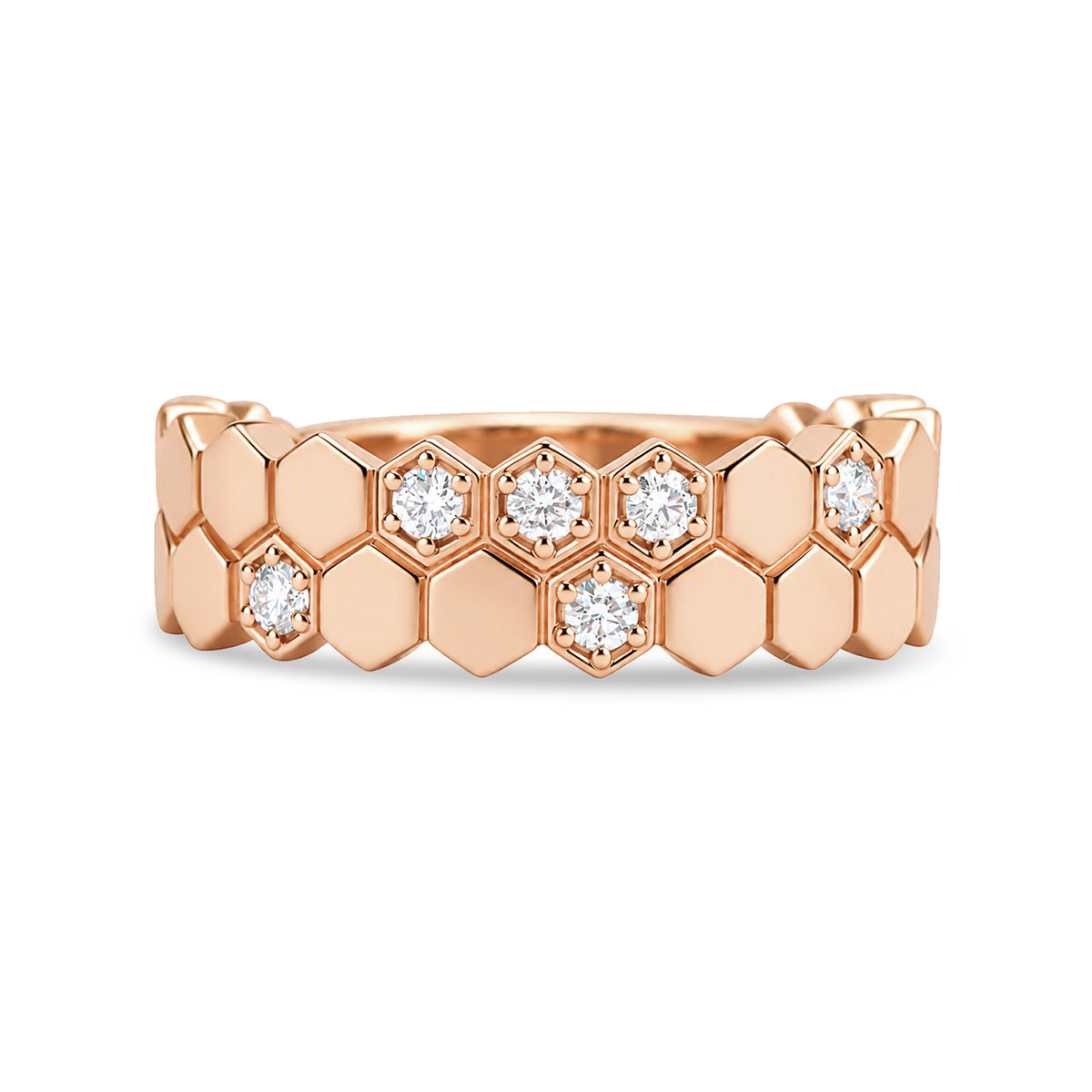 Diamond Honeycomb 2 Row Band