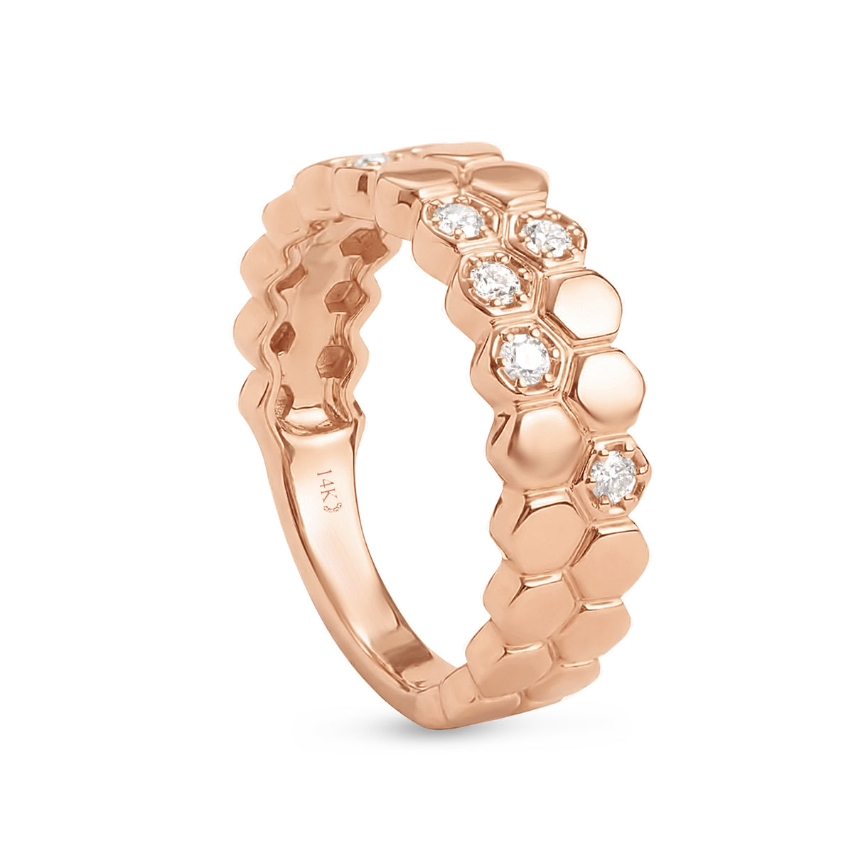 Diamond Honeycomb 2 Row Band
