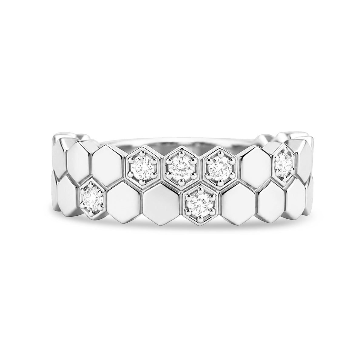 Diamond Honeycomb 2 Row Band