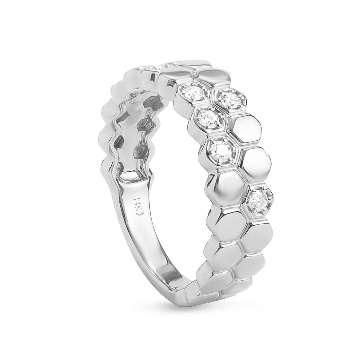 Diamond Honeycomb 2 Row Band