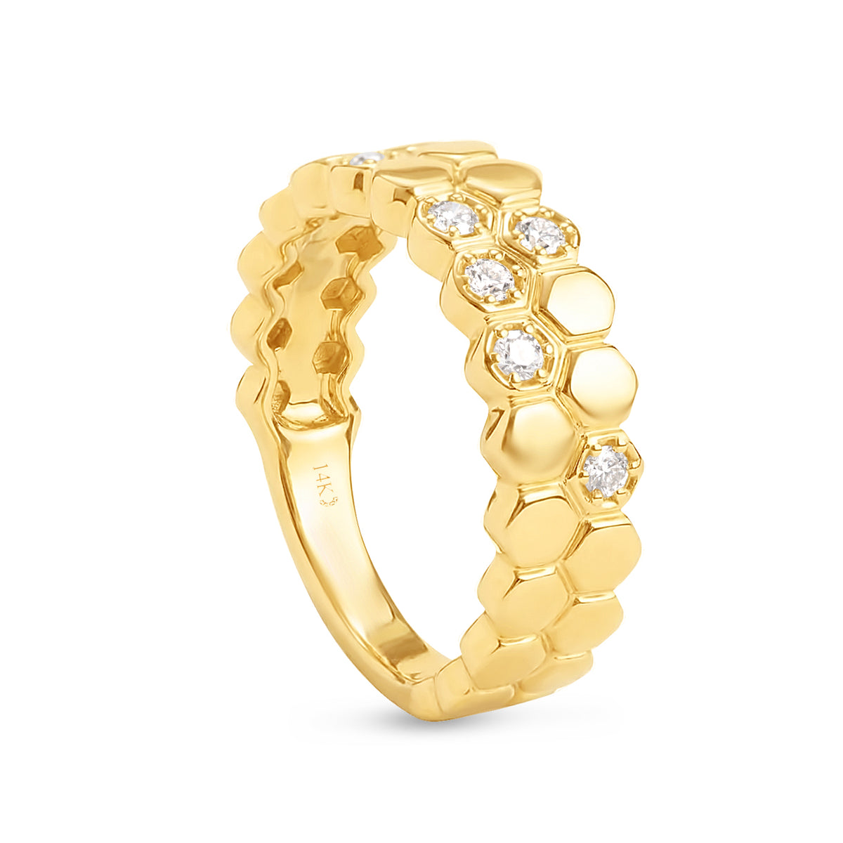 Diamond Honeycomb 2 Row Band