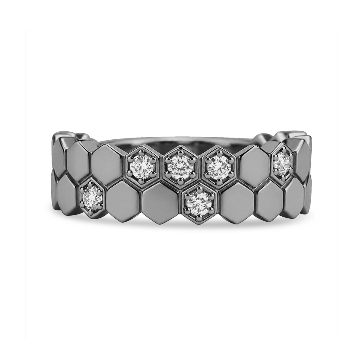 Diamond Honeycomb 2 Row Band