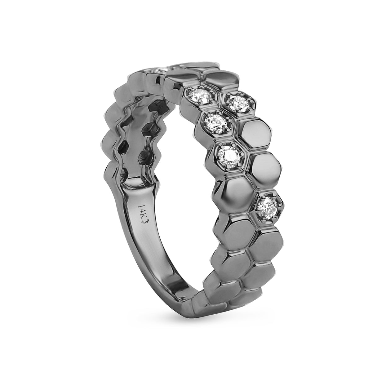 Diamond Honeycomb 2 Row Band