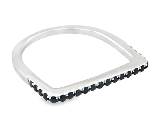 BLUE SAPPHIRE BAR RING