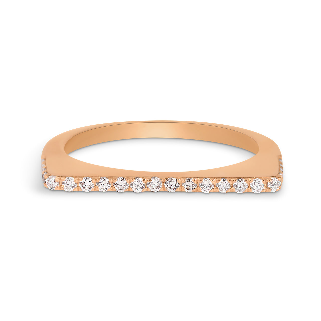 Diamond Square Stackable Band