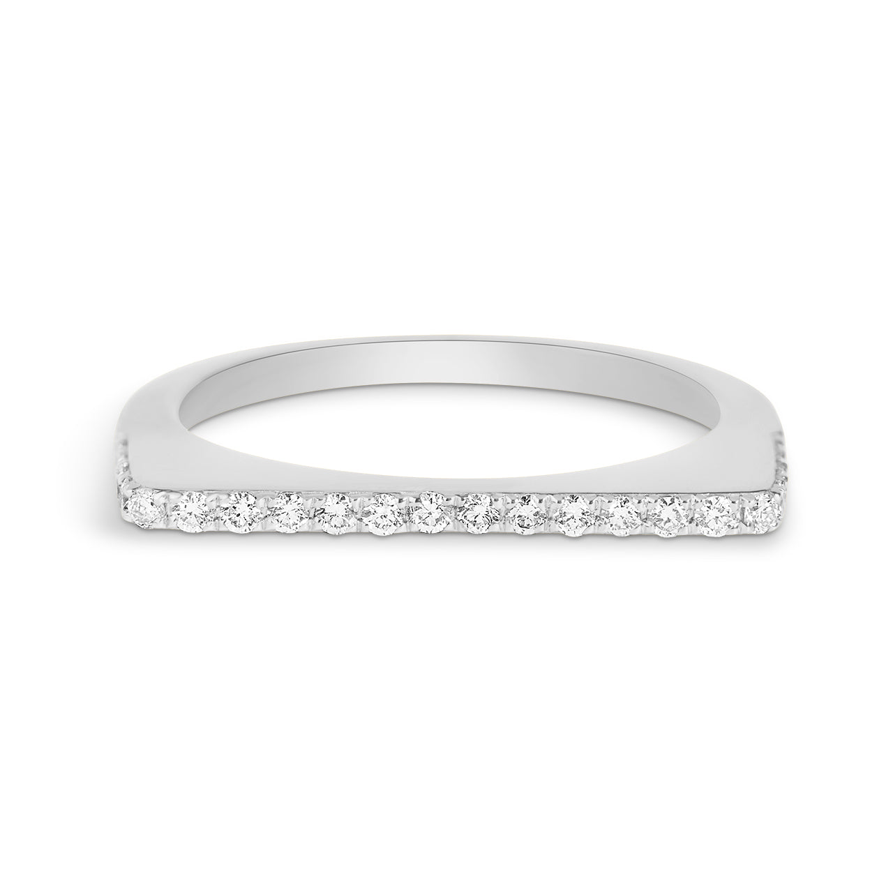 Diamond Square Stackable Band