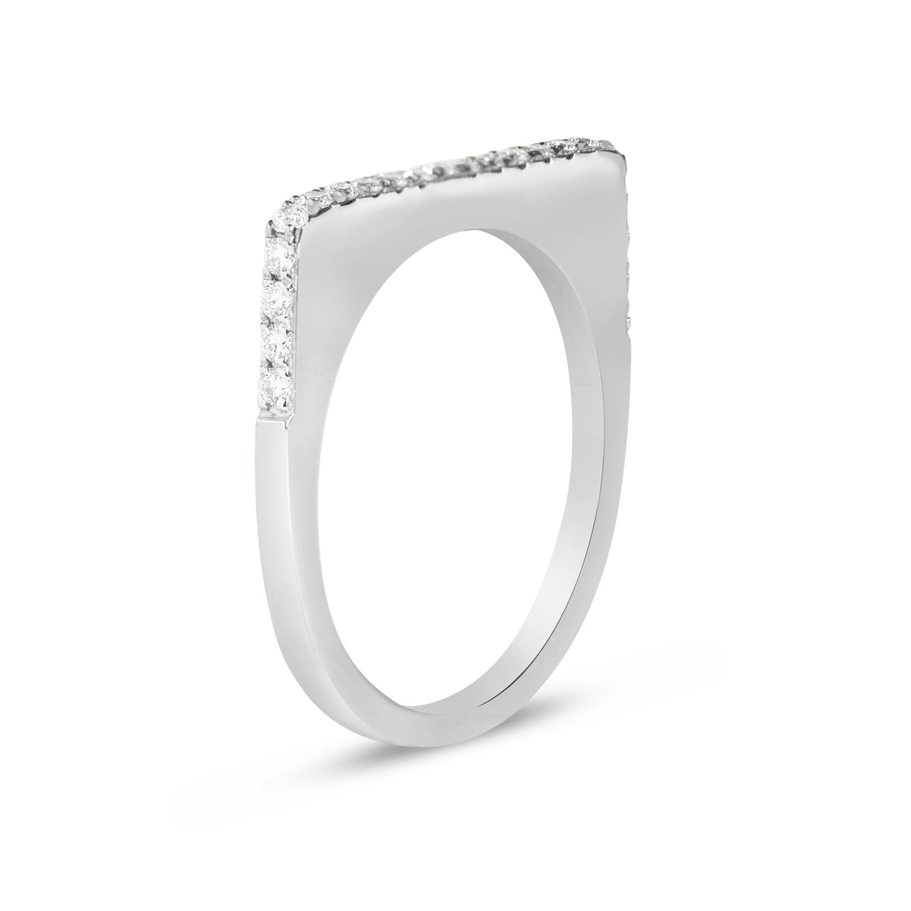 Diamond Square Stackable Band