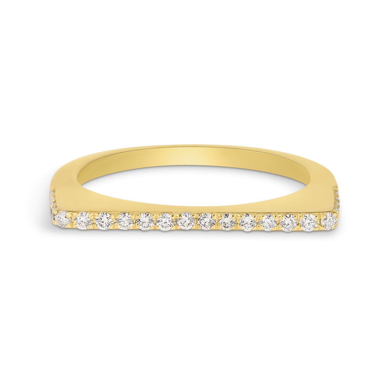 Diamond Square Stackable Band