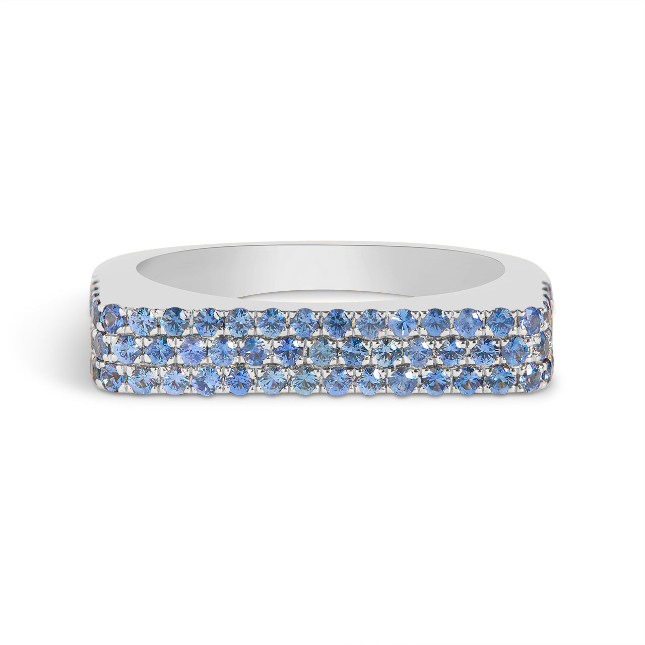 Sapphire Square Ring
