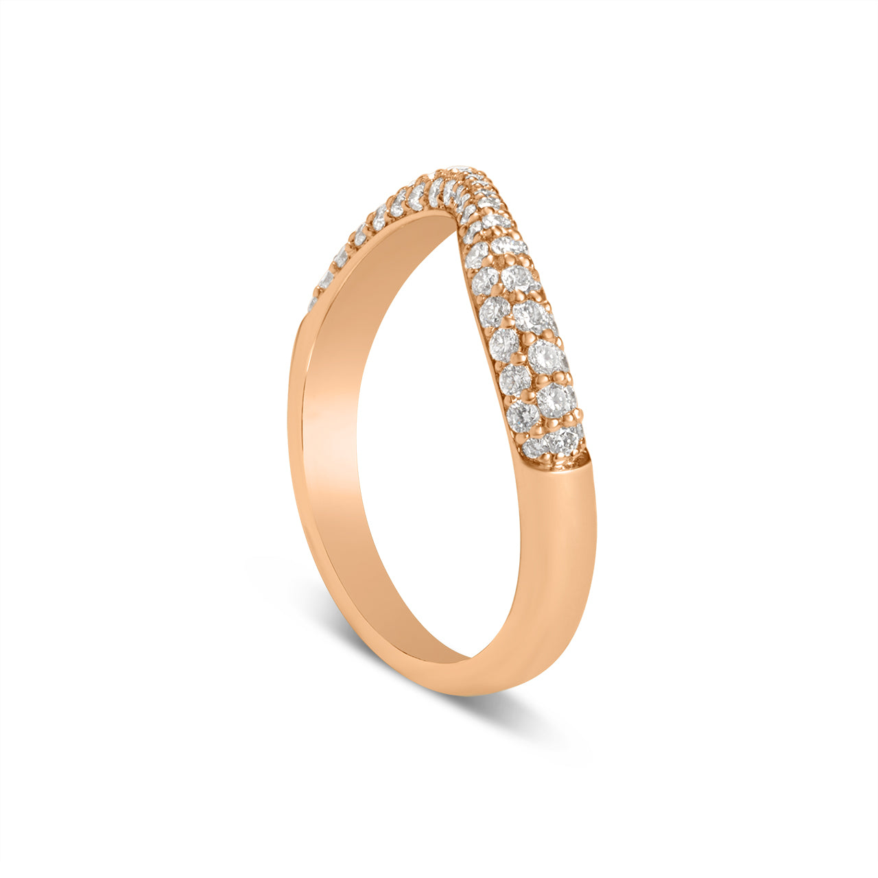 Diamond Wavy Band