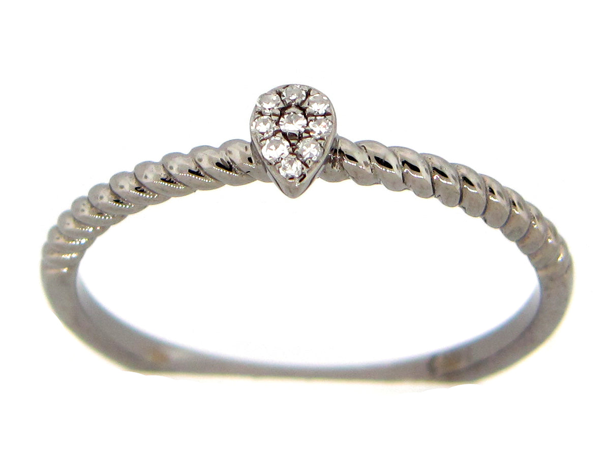 DIAMOND RING, 14KB (N)