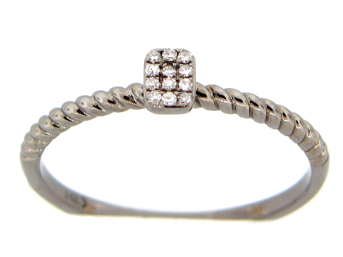 DIAMOND RING, 14KB (N)