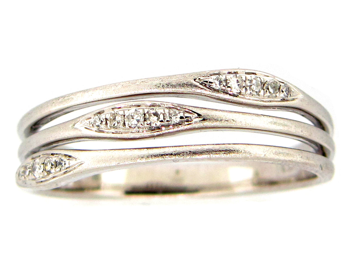 DIAMOND 3 STRAND RING