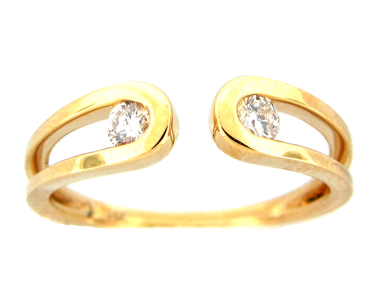 DIAMOND LOOP RING