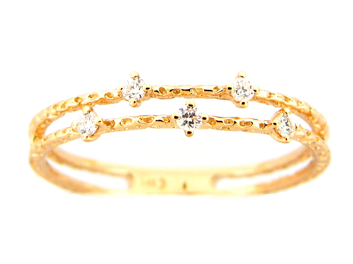 DIAMOND DUET RING