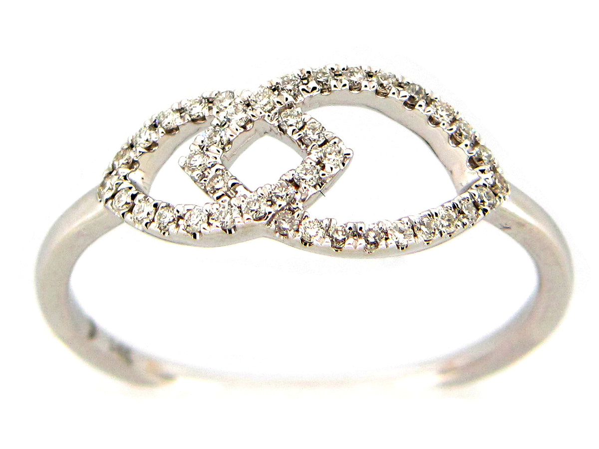 DIAMOND RING, 14KW (N)