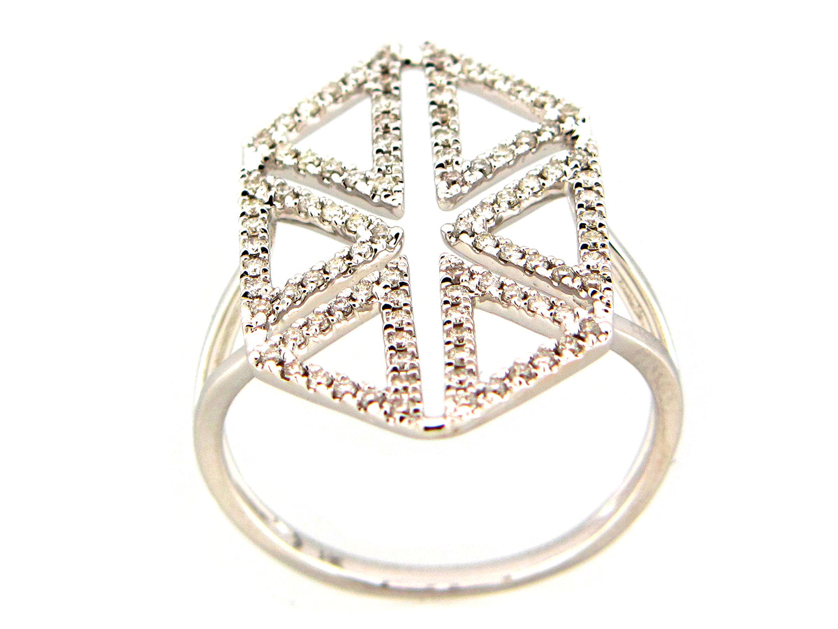 DIAMOND RING, 14KW (N)