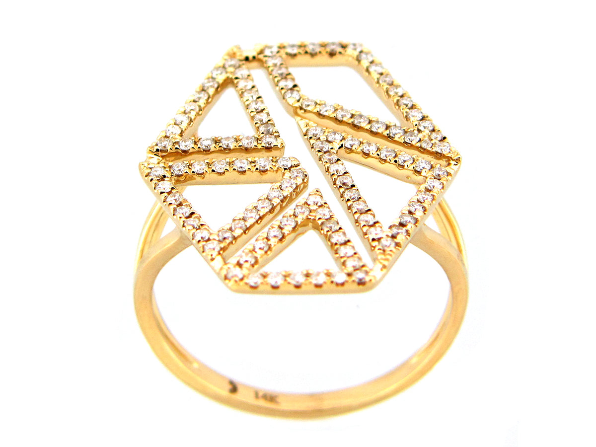 DIAMOND RING, 14KY (N)