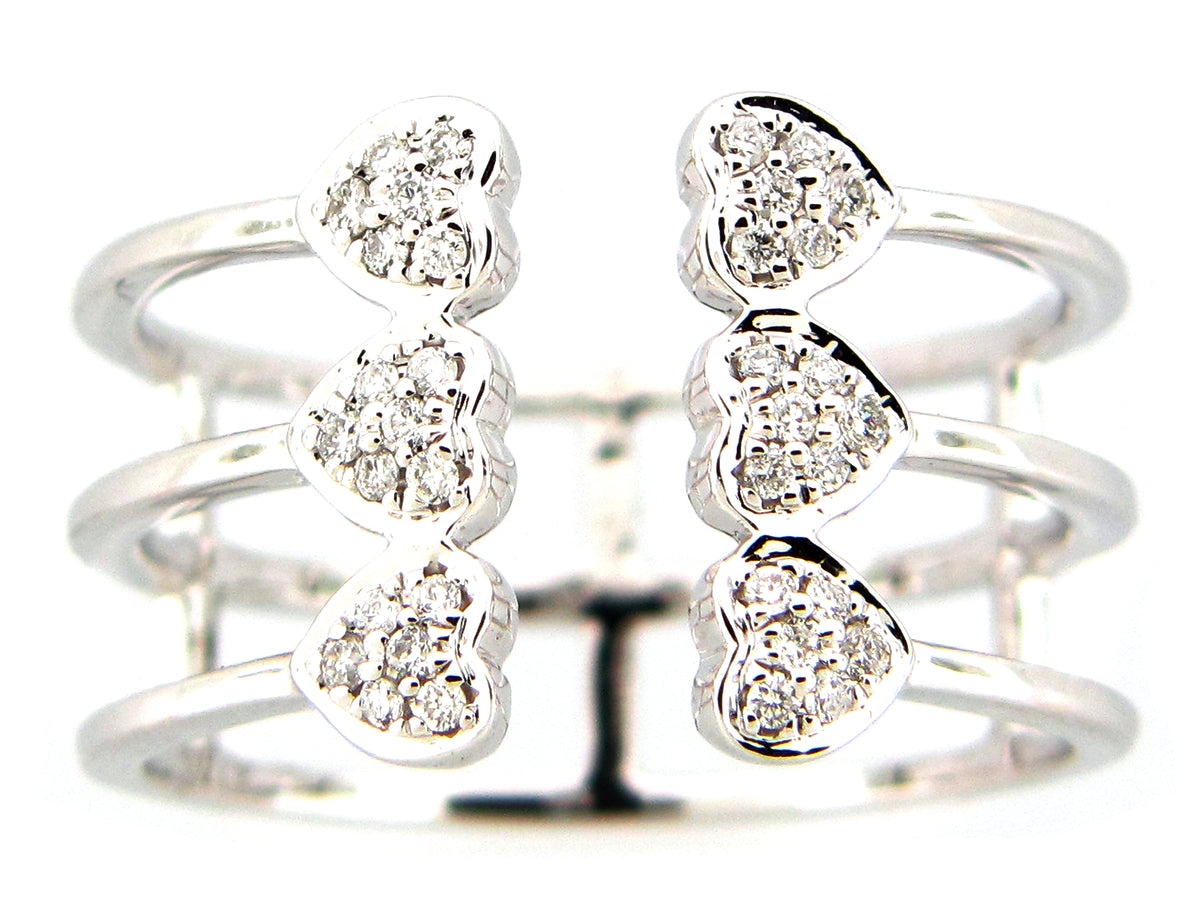 DIAMOND RING, 14KW (N)