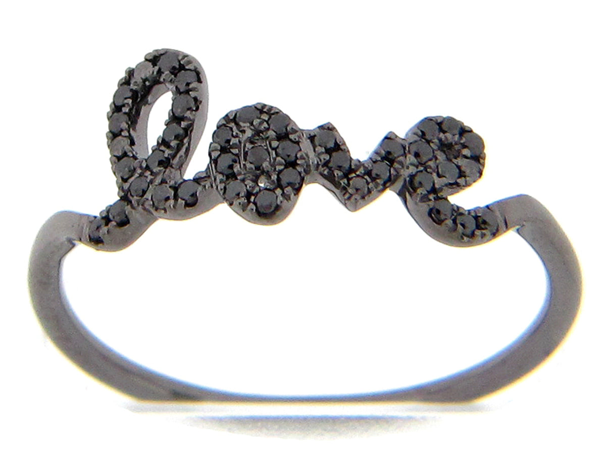 Black Diamond Ring, 14kw (R)