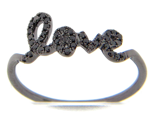 Black Diamond Ring, 14kw (R)