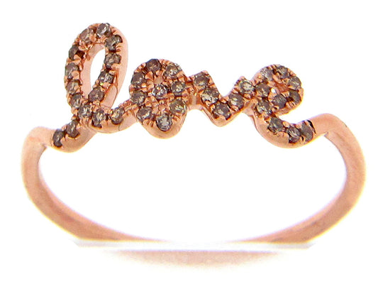 Brown Diamond Ring, 14kr (N)