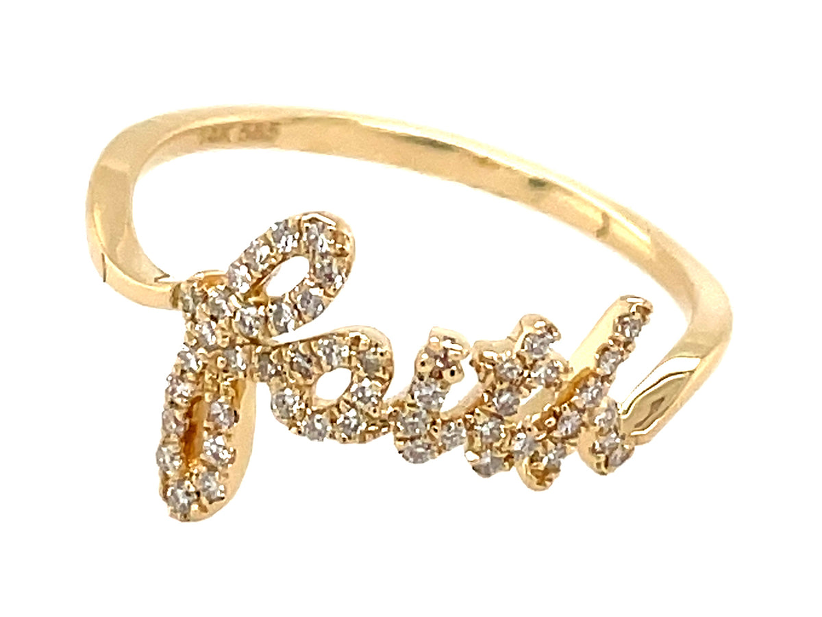 DIAMOND FAITH RING