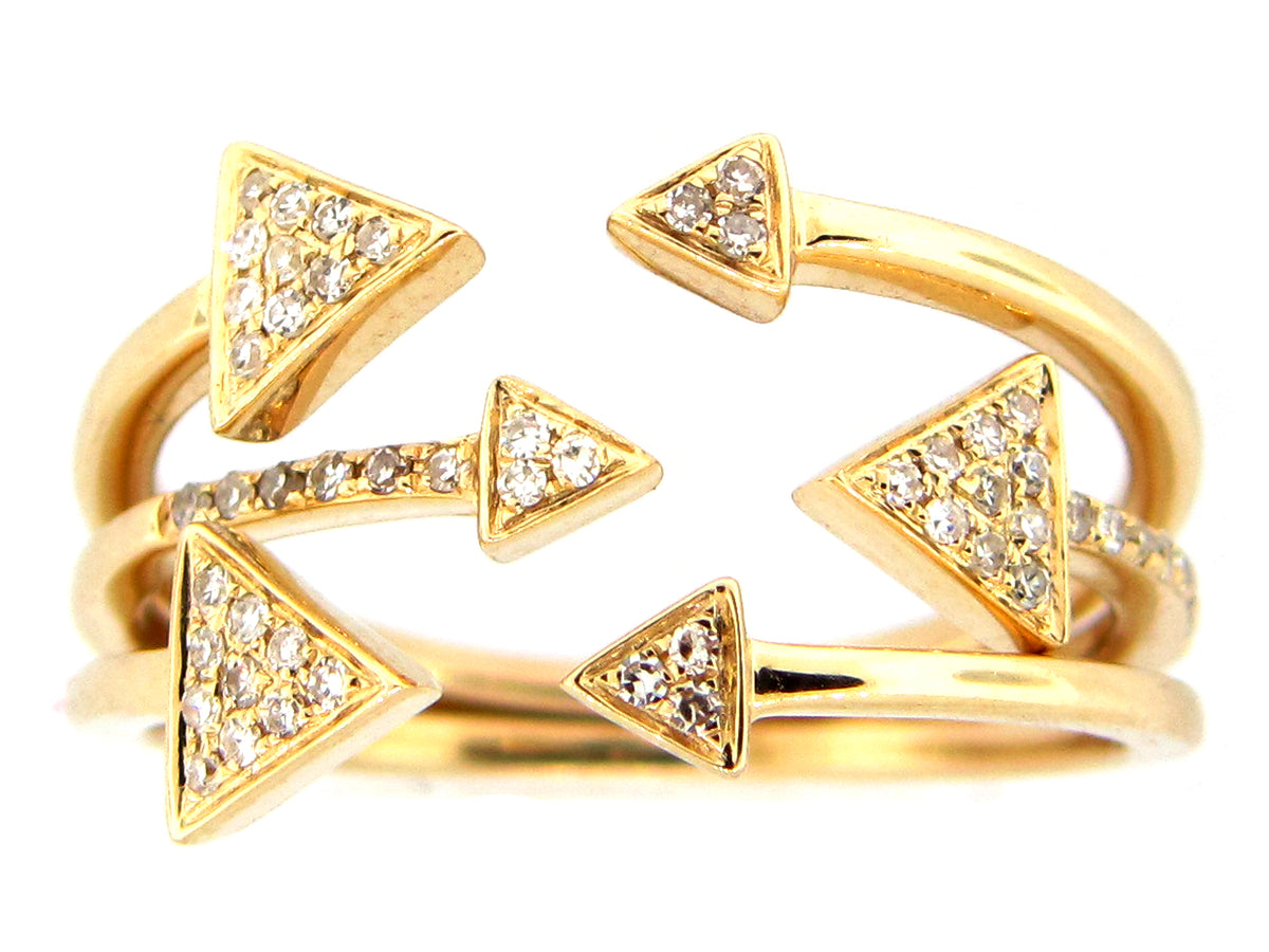 DIAMOND ARROW 3 RING SET