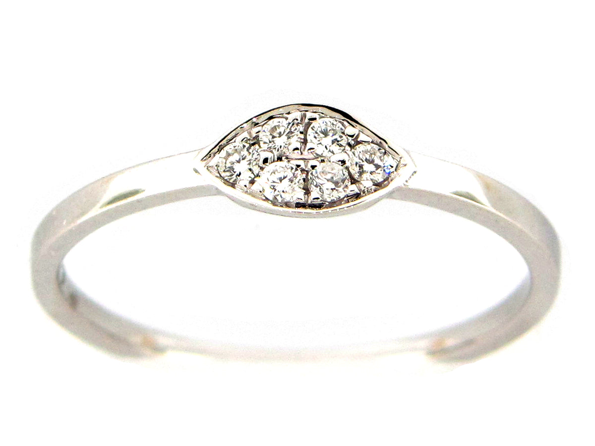 DIAMOND MARQUISE CLUSTER RING