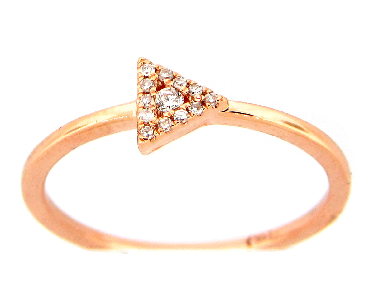 DIAMOND TRIANGLE RING