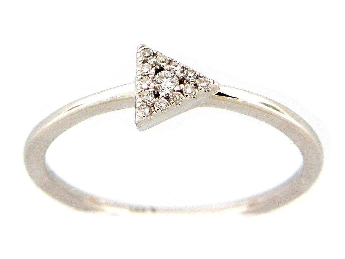 DIAMOND TRIANGLE RING