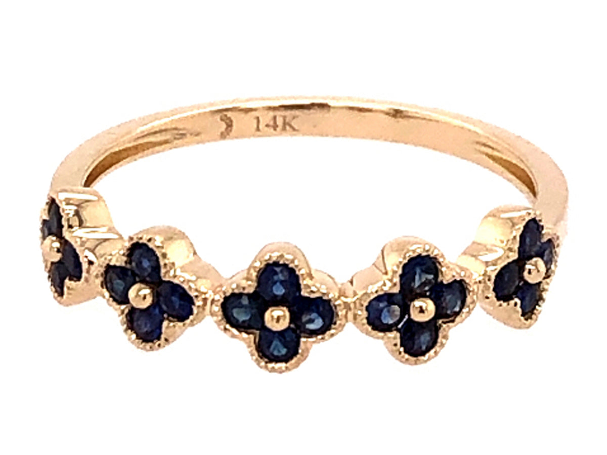 SAPPHIRE FLORETTE RING