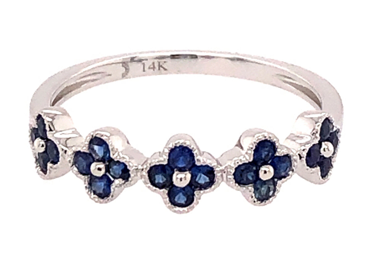 SAPPHIRE FLORETTE RING