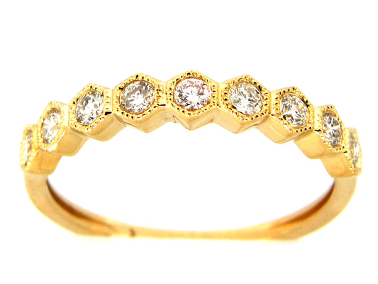 DIAMOND HONEYCOMB RING