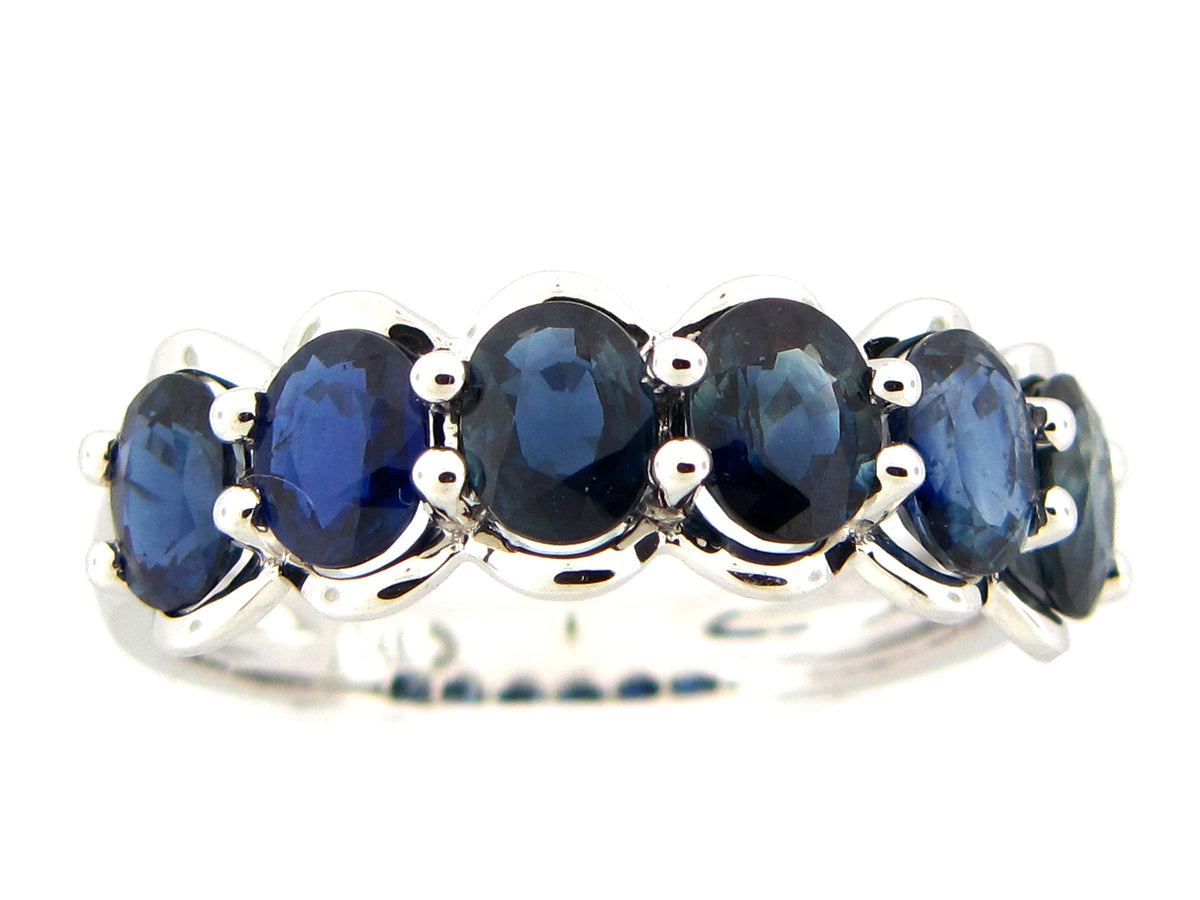 SAPPHIRE RING, 14KW (H)