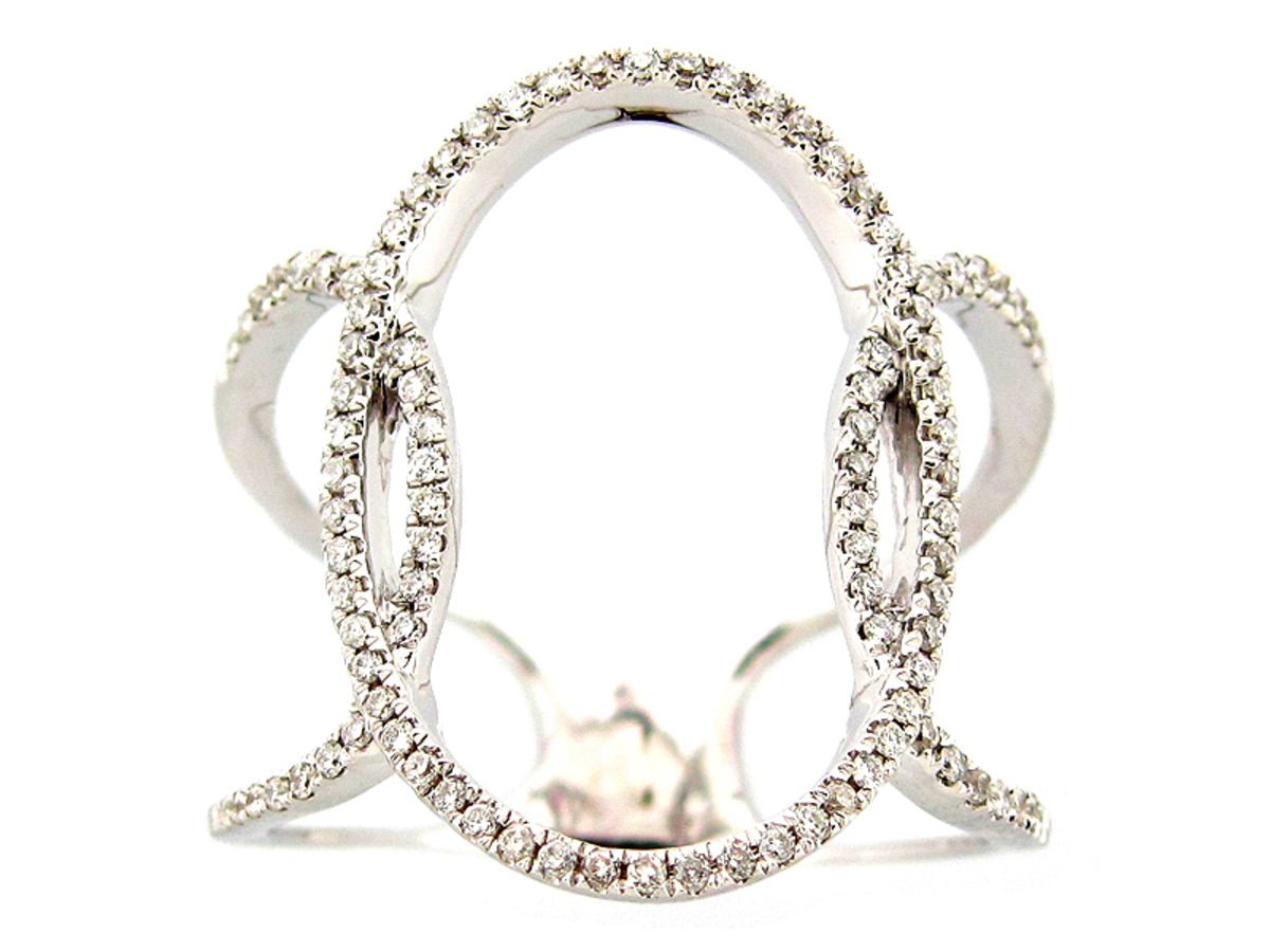 DIAMOND OVAL RING