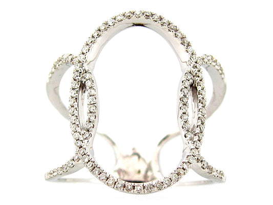 DIAMOND OVAL RING