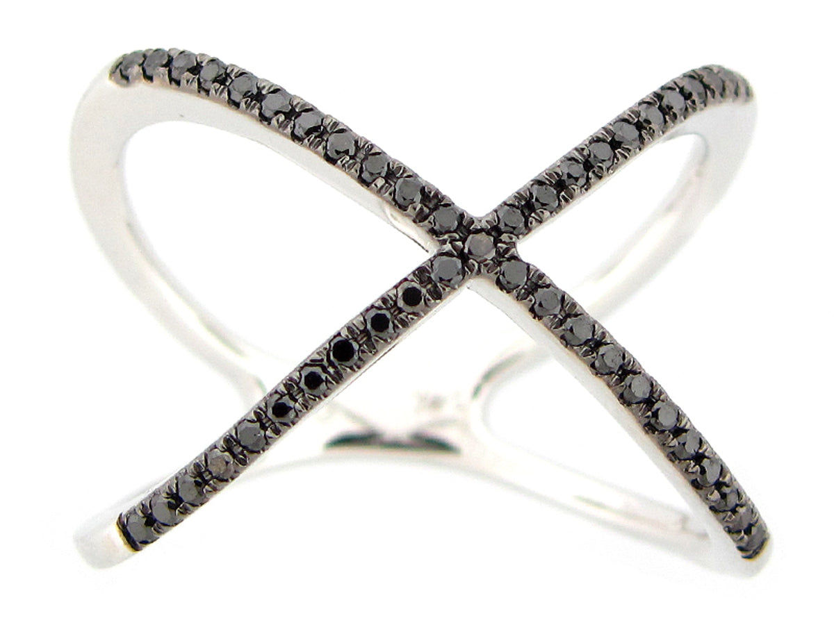 BLACK DIAMOND X RING