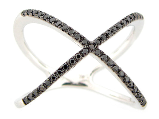 BLACK DIAMOND X RING